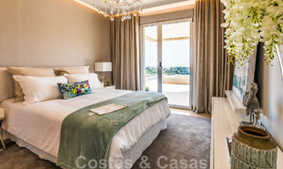 Appartement de rez-de-chaussée surélevé, prêt à être emménagé, à vendre avec vue panoramique sur la vallée et la mer dans un quartier exclusif de Benahavis - Marbella 47024 
