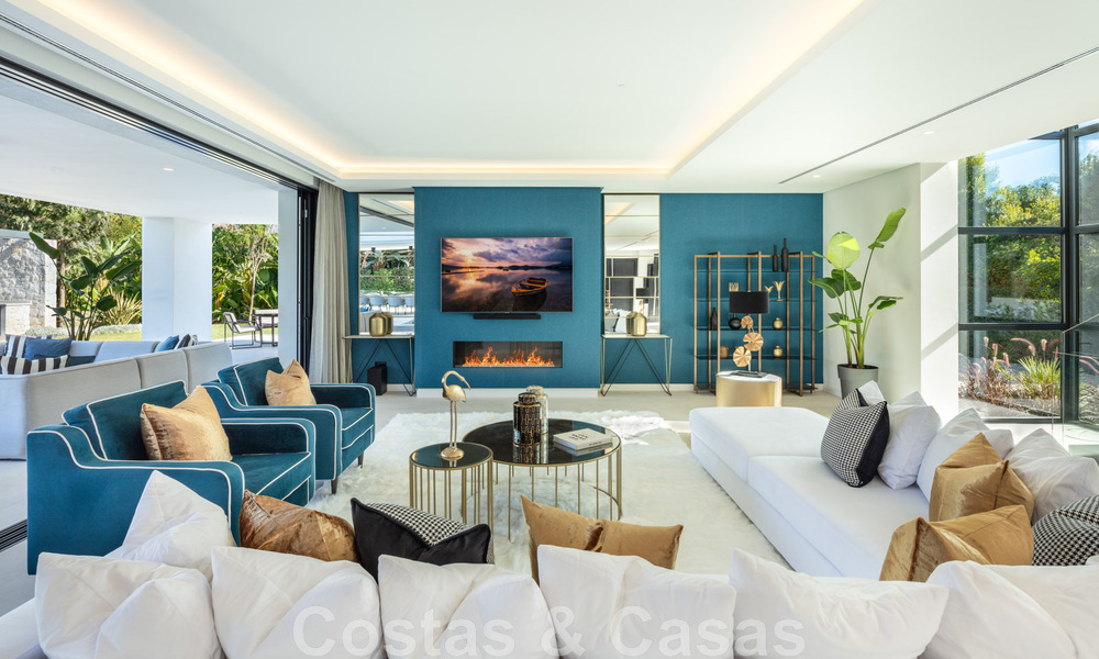 Spacieuse et sophistiquée villa design à vendre, en première ligne de Las Brisas Golf, au cœur de Nueva Andalucia, Marbella 47280