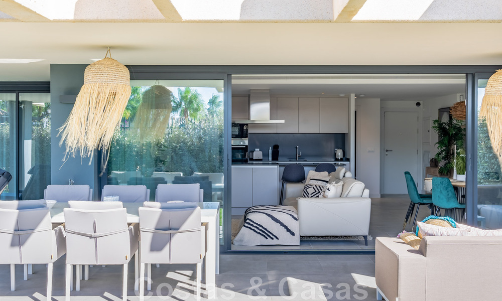 Appartement contemporain à vendre avec jardin privé sur le très convoité New Golden Mile, entre Marbella et Estepona 47167