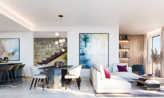 Vente d'une villa design sur plan, avec solarium, àun pas de la plage, au cœur de la Golden Mile de Marbella 47559 