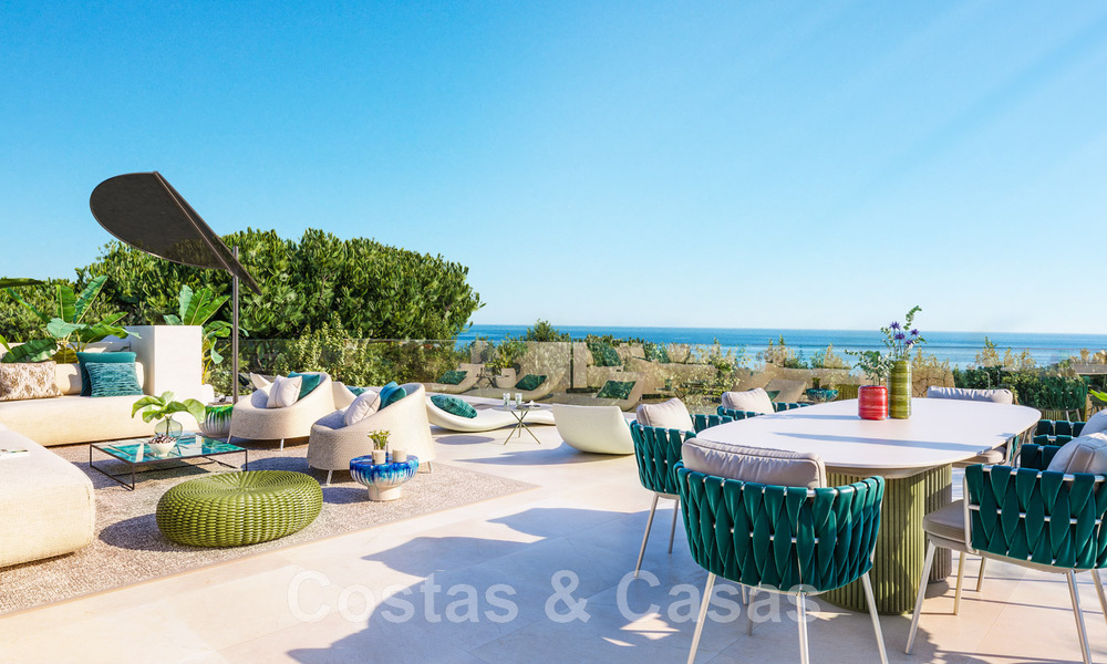 Vente d'une villa design sur plan, avec solarium, àun pas de la plage, au cœur de la Golden Mile de Marbella 47561