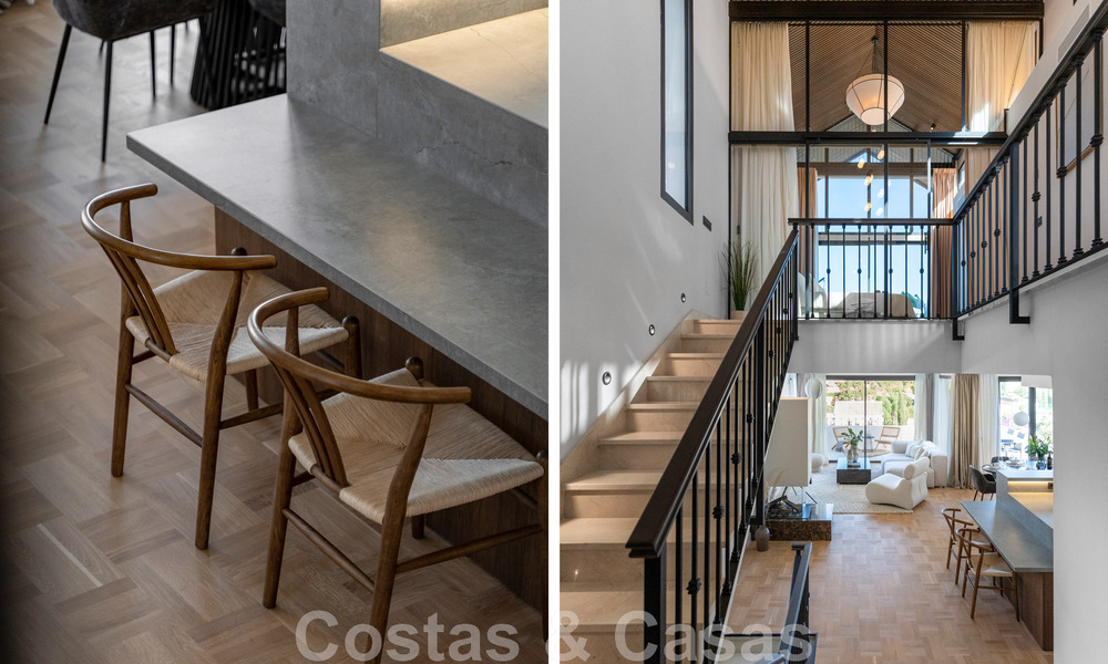 Nouvelle! Villa unique à vendre, avec des espaces extérieurs accueillants et des vues panoramiques à Nueva Andalucia, Marbella 47598