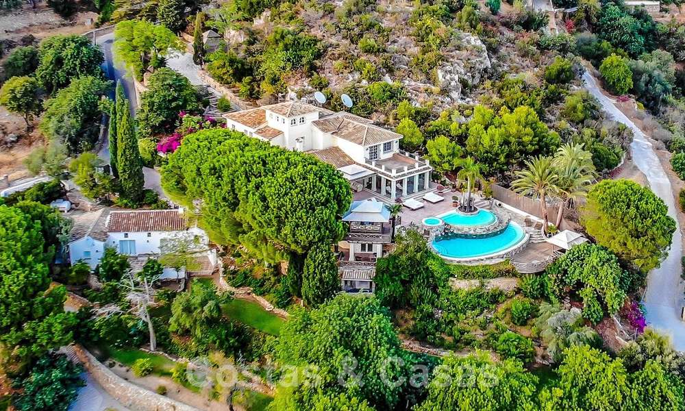 Villa de luxe espagnole à vendre avec vue panoramique sur la mer, à quelques pas de Mijas Pueblo, Costa del Sol 47174