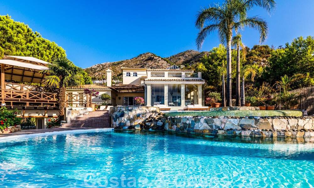 Villa de luxe espagnole à vendre avec vue panoramique sur la mer, à quelques pas de Mijas Pueblo, Costa del Sol 47179