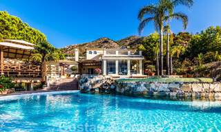 Villa de luxe espagnole à vendre avec vue panoramique sur la mer, à quelques pas de Mijas Pueblo, Costa del Sol 47179 
