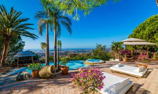 Villa de luxe espagnole à vendre avec vue panoramique sur la mer, à quelques pas de Mijas Pueblo, Costa del Sol 47180 