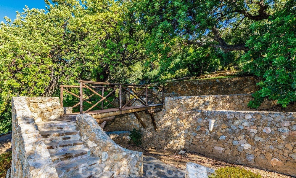 Villa de luxe espagnole à vendre avec vue panoramique sur la mer, à quelques pas de Mijas Pueblo, Costa del Sol 47182