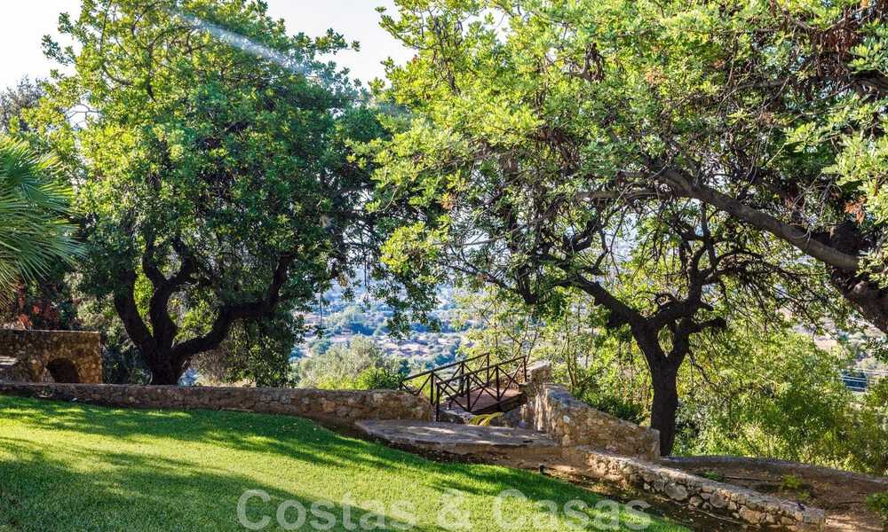 Villa de luxe espagnole à vendre avec vue panoramique sur la mer, à quelques pas de Mijas Pueblo, Costa del Sol 47184