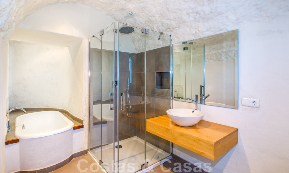 Villa de luxe espagnole à vendre avec vue panoramique sur la mer, à quelques pas de Mijas Pueblo, Costa del Sol 47203