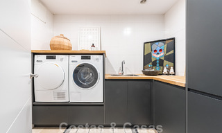 Vente d'une villa andalouse indépendante avec vue panoramique sur la montagne et la mer dans une urbanisation exclusive de l'est de Marbella 47368 