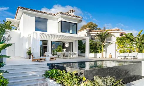 Villa de style méditerranéen magnifiquement rénovée avec un design contemporain à Nueva Andalucia, Marbella 61254