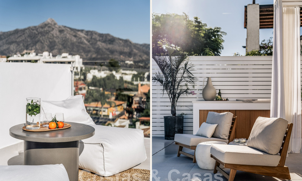 Villa de style méditerranéen magnifiquement rénovée avec un design contemporain à Nueva Andalucia, Marbella 61265