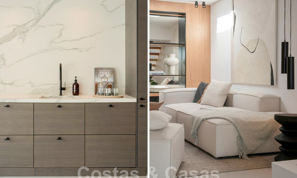 Villa de style méditerranéen magnifiquement rénovée avec un design contemporain à Nueva Andalucia, Marbella 61275