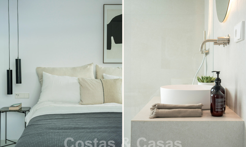 Villa de style méditerranéen magnifiquement rénovée avec un design contemporain à Nueva Andalucia, Marbella 61283