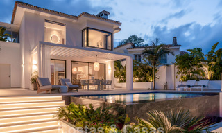 Villa de style méditerranéen magnifiquement rénovée avec un design contemporain à Nueva Andalucia, Marbella 61292 