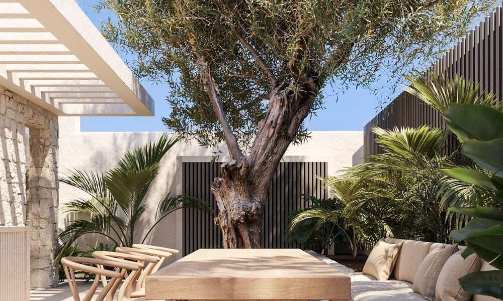 Villa de design scandinave à vendre, entièrement rénovée avec un design épuré dans un quartier résidentiel calme de Nueva Andalucia, Marbella 47477