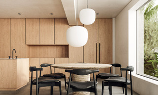 Villa de design scandinave à vendre, entièrement rénovée avec un design épuré dans un quartier résidentiel calme de Nueva Andalucia, Marbella 47482 