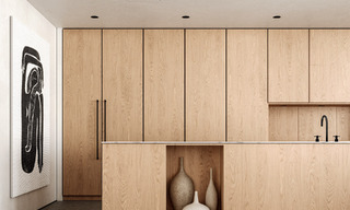 Villa de design scandinave à vendre, entièrement rénovée avec un design épuré dans un quartier résidentiel calme de Nueva Andalucia, Marbella 47483 