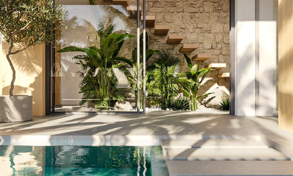 Villa de design scandinave à vendre, entièrement rénovée avec un design épuré dans un quartier résidentiel calme de Nueva Andalucia, Marbella 47485