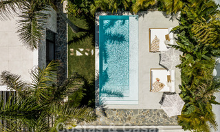 Vente d'une majestueuse villa de plain-pied au design balinais et relaxant, située à quelques pas de Puerto Banus, Marbella 52934 