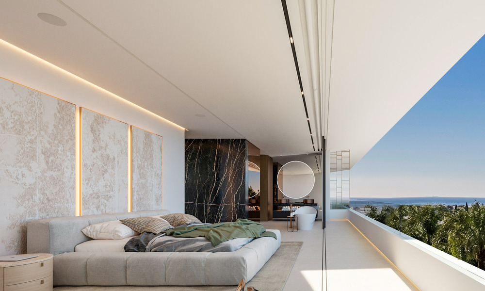 Nouveau projet innovant à vendre, composé de 6 villas exclusives avec vue sur la mer, à quelques pas de Puerto Banus à Nueva Andalucia, Marbella 47247
