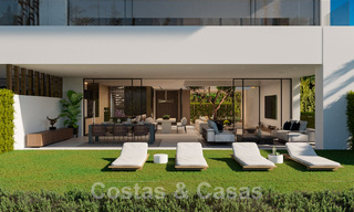 Nouveau projet innovant à vendre, composé de 6 villas exclusives avec vue sur la mer, à quelques pas de Puerto Banus à Nueva Andalucia, Marbella 47248 