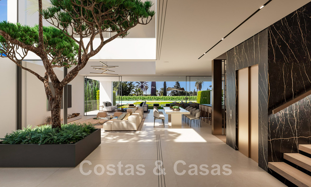 Nouveau projet innovant à vendre, composé de 6 villas exclusives avec vue sur la mer, à quelques pas de Puerto Banus à Nueva Andalucia, Marbella 47249