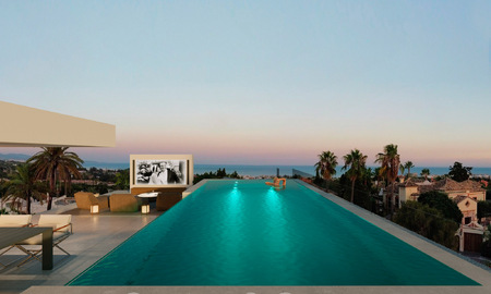 Nouveau projet innovant à vendre, composé de 6 villas exclusives avec vue sur la mer, à quelques pas de Puerto Banus à Nueva Andalucia, Marbella 47255