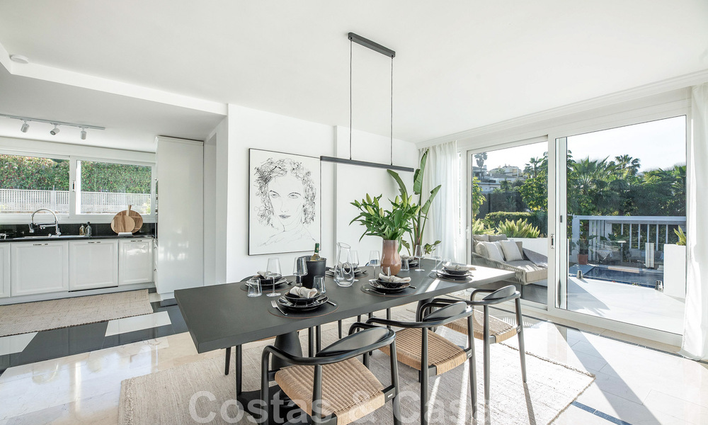 Villa méditerranéenne indépendante à vendre à distance de marche des commodités avec vue sur la vallée du golf et le paysage montagneux à Nueva Andalucia, Marbella 47549