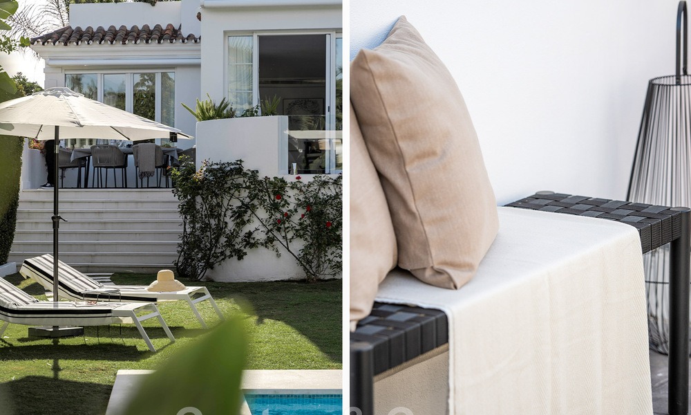 Villa méditerranéenne indépendante à vendre à distance de marche des commodités avec vue sur la vallée du golf et le paysage montagneux à Nueva Andalucia, Marbella 47558