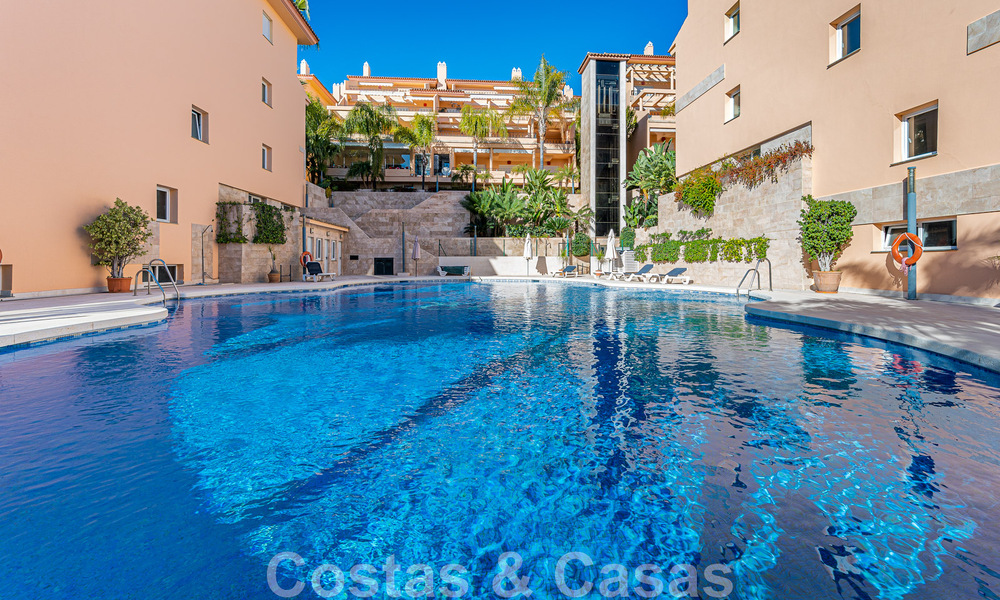 Duplex spacieux, penthouse avec de grandes terrasses et la mer Méditerranée à l'horizon en vente à Nueva Andalucia, Marbella 48517