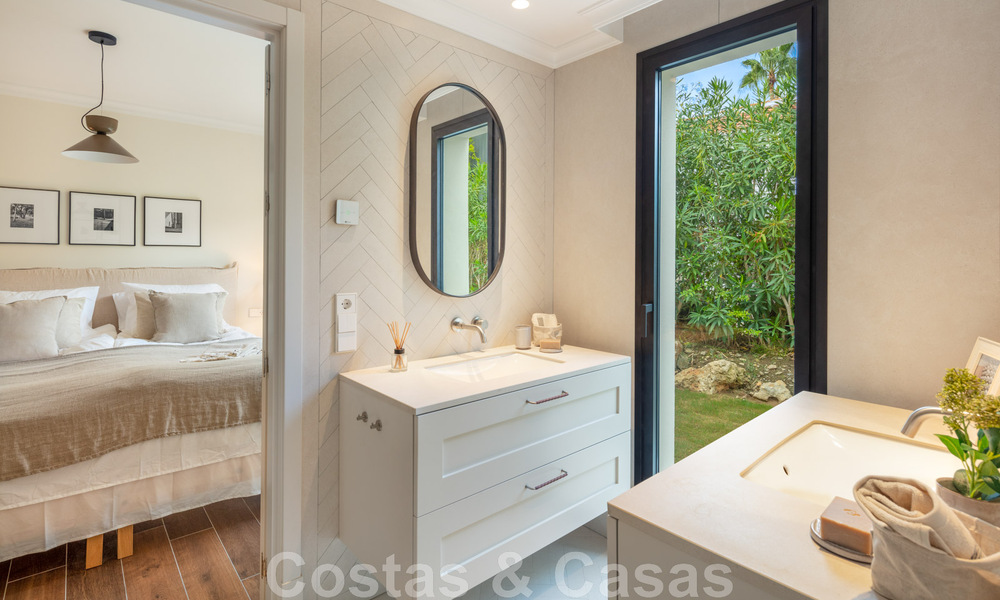 Villa de luxe contemporaine et méditerranéenne à vendre dans la vallée du golf de Nueva Andalucia, à Marbella 47924