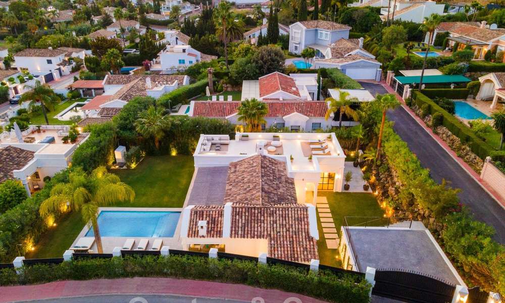 Villa de luxe contemporaine et méditerranéenne à vendre dans la vallée du golf de Nueva Andalucia, à Marbella 47936