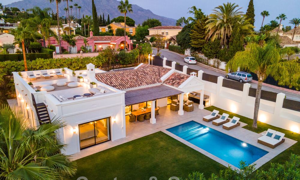 Villa de luxe contemporaine et méditerranéenne à vendre dans la vallée du golf de Nueva Andalucia, à Marbella 47938
