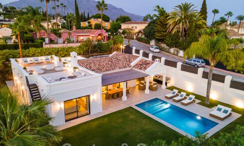 Villa de luxe contemporaine et méditerranéenne à vendre dans la vallée du golf de Nueva Andalucia, à Marbella 47938