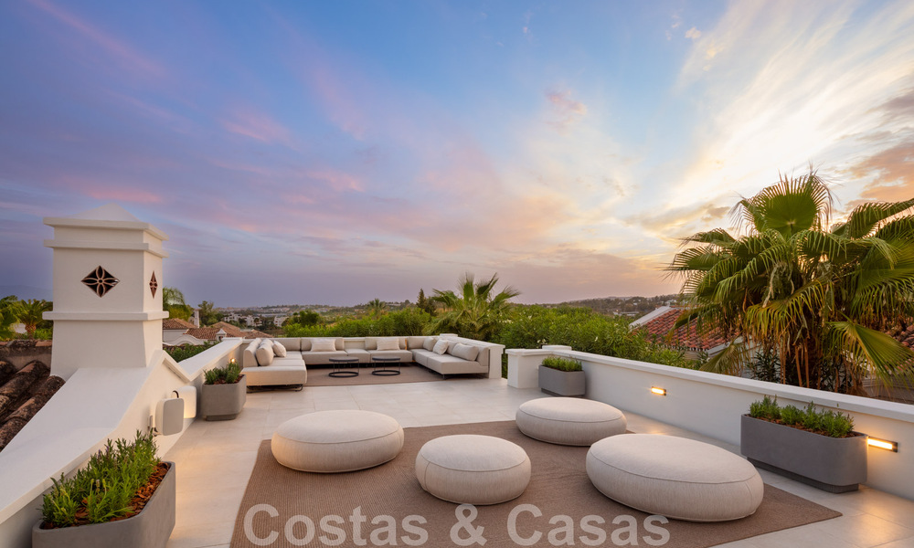 Villa de luxe contemporaine et méditerranéenne à vendre dans la vallée du golf de Nueva Andalucia, à Marbella 47944