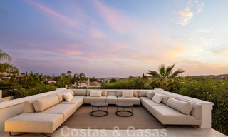 Villa de luxe contemporaine et méditerranéenne à vendre dans la vallée du golf de Nueva Andalucia, à Marbella 47945 