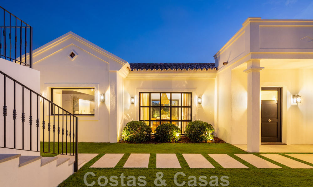 Villa de luxe contemporaine et méditerranéenne à vendre dans la vallée du golf de Nueva Andalucia, à Marbella 47952