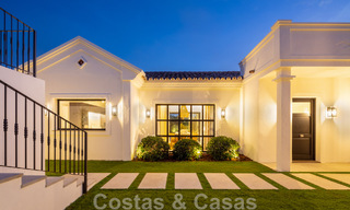 Villa de luxe contemporaine et méditerranéenne à vendre dans la vallée du golf de Nueva Andalucia, à Marbella 47952 
