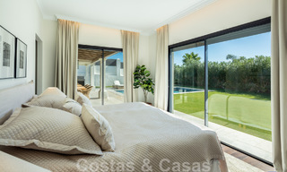 Villa de luxe contemporaine et méditerranéenne à vendre dans la vallée du golf de Nueva Andalucia, à Marbella 47953 