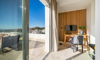 Vente d'un penthouse moderne, prêt à emménager, avec vue sur la mer, dans un complexe moderne de Nueva Andalucia, Marbella 47892 
