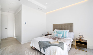 Villa moderne de construction récente avec piscine à débordement et vue panoramique sur la mer à vendre à l'est du centre de Marbella 51925 