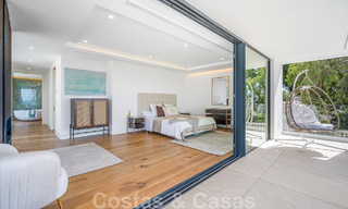 Villa moderne de construction récente avec piscine à débordement et vue panoramique sur la mer à vendre à l'est du centre de Marbella 51931 