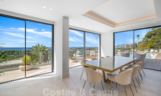Villa moderne de construction récente avec piscine à débordement et vue panoramique sur la mer à vendre à l'est du centre de Marbella 51941 