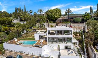 Villa moderne de construction récente avec piscine à débordement et vue panoramique sur la mer à vendre à l'est du centre de Marbella 51959 
