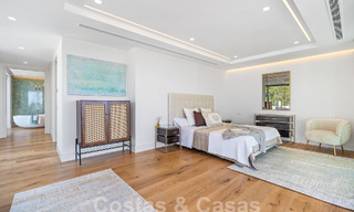 Villa moderne de construction récente avec piscine à débordement et vue panoramique sur la mer à vendre à l'est du centre de Marbella 51966 