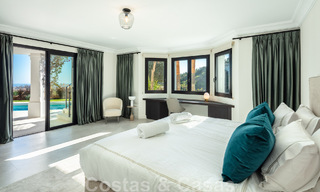 Exquise villa de luxe à vendre dans un style méditerranéen avec un design contemporain dans une position élevée à El Madroñal, Benahavis - Marbella 48127 