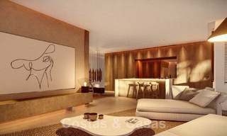 Appartement de luxe rénové à vendre dans un complexe de plage exclusif avec sécurité permanente, sur le nouveau Golden Mile entre Marbella et Estepona 48643 