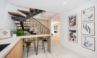 Prête à emménager ! Maison mitoyenne contemporaine rénovée à vendre avec vue sur la mer, à La Quinta à Benahavis - Marbella 49456 