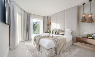 Prête à emménager ! Maison mitoyenne contemporaine rénovée à vendre avec vue sur la mer, à La Quinta à Benahavis - Marbella 49466 